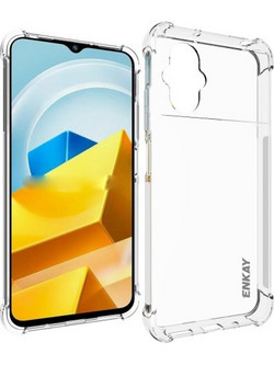 ENKAY HAT PRINCE Θήκη Σιλικόνης TPU για Xiaomi Poco M5 4G - Μαύρο