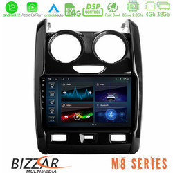 Bizzar U-M8-DC0430 Ηχοσύστημα Αυτοκινήτου με Οθόνη Αφής USB Bluetooth & GPS
