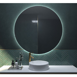 Project Mirrors Circle Στρογγυλός Καθρέπτης Μπάνιου Led Φ70cm