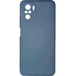 Θήκη Silicon Lite για Xiaomi Redmi Note 10, 10S Back Cover Blue