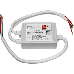 Ενισχυτής σήματος για ταινίες Led RGB 12VDC 48W / 24VDC 96W στεγανός IP-67 - 30-33060