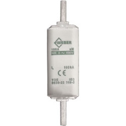 Ασφάλεια μαχαιρωτή NH (BOX) WEBER aM No 0 63A - 86-0638