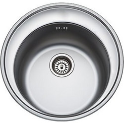 Donau 107DE Νεροχύτης Στρογγυλός Inox Σατινέ 48cm