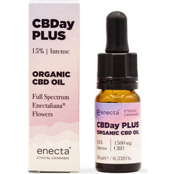 Enecta CBDay Plus 15% Intense Organic CBD Oil 10ml