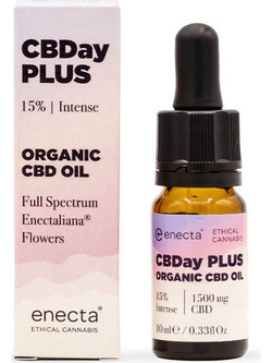 Enecta CBDay Plus 15% Intense Organic CBD Oil 10ml