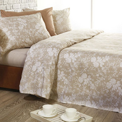 WhiteEgg Σετ Σεντόνια Υπέρδιπλα Βαμβακερά 240x270 Romance R008-2