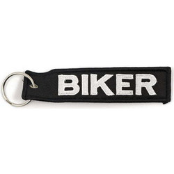 Μπρελόκ KEY RING BIKER, BLACK WHITE