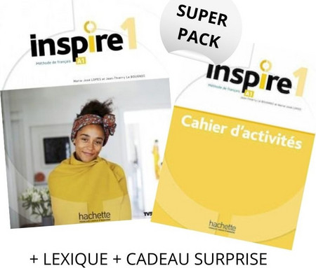 INSPIRE 1 SUPER PACK (LIVRE + CAHIER + LEXIQUE + CADEAU SURPRISE)