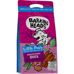 Barking Heads Small Adult Dog Doggylicious Duck 1.5kg