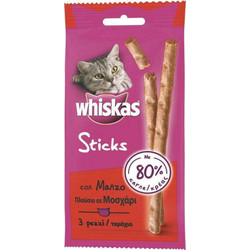 Whiskas Sticks Μοσχάρι 18gr
