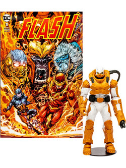 McFarlane DC Direct Page Punchers Heatwave The Flash Comic 18cm