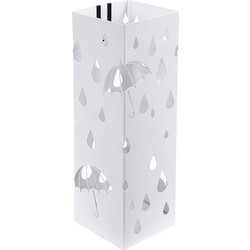 Songmics Ομπρελοθήκη Μεταλλική Λευκή 15.5x15.5x49cm LUC49W ref10232703