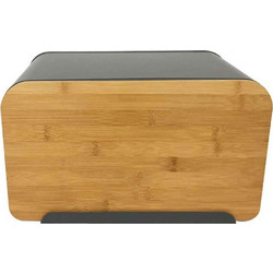 Ψωμιέρα Baking 831003 35,3x20,2x20,3cm Natural-Grey Marva Ανοξείδωτο Ατσάλι
