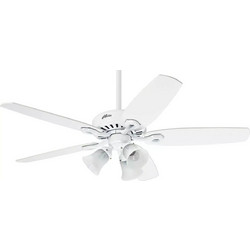 Hunter Builder Plus WE 52 50560 Ανεμιστήρας Οροφής 132cm με Φως Λευκός