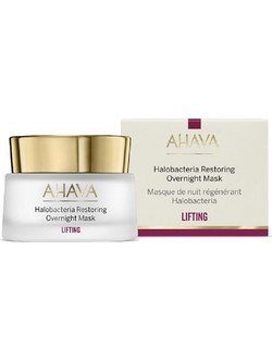 Ahava Halobacteria Restoring Overnight Κρεμώδης Μάσκα Προσώπου για Αντιγήρανση & Λάμψη 50ml