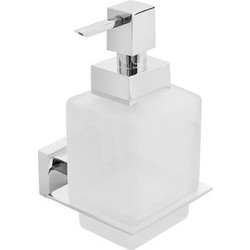 Bronze Art Lugano-Quadrato Dispenser Γυάλινο Chrome