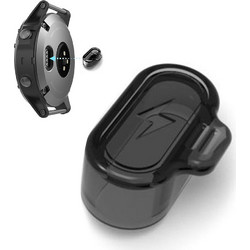 Σιλικόνης Anti-Dust Καλύμματα Θύρας Φόρτισης Garmin Fenix 7S/7/7x/Venu 2 Plus - Transparent Black