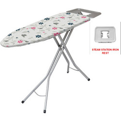 Σιδερώστρα Ατμού XL 155x45x95cm Μεταλλική με Επιφάνεια Σιδερώματος 125x45cm 7Kg Σχάρα 42x30cm Διάμετρος Ποδιού O34mm PEARL FLORAL IN THE TREE