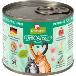 GranataPet Delicatessen Adult Grain Free Pate with Venison 200gr
