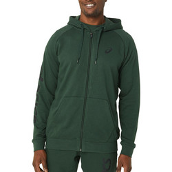ASICS Big Logo Fz Ανδρική Ζακέτα Φούτερ με Κουκούλα και Φερμουάρ Κυπαρισσί 2031A983-301