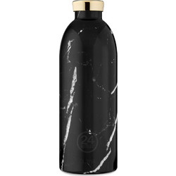 24Bottles Clima Bottle Black Marble 850ml