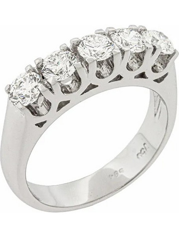 Million Diamonds Γυναικείο Δαχτυλίδι Σειρέ Μισόβερο από Χρυσό 18K Ασημί με Διαμάντι RL18750