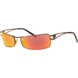 Arnette AR3006 502/6Q63 Ανδρικά Γυαλιά Ηλίου Ορθογώνια Μεταλλικά Καφέ με Πορτοκαλί Polarized Φακό
