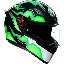 AGV K1 Kripton Black / Green Κράνος Μηχανής Full Face 1500gr