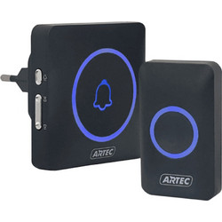 KIT Ασύρματου Κουδουνιού Πομπός-Δέκτης IP54 AR-208 ARTEC