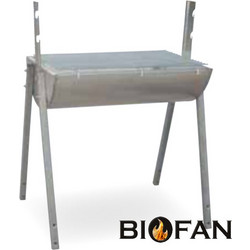 Biofan Γαλβανιζέ Ψησταριά Κάρβουνου Επιφάνειας 50x37cm 10495