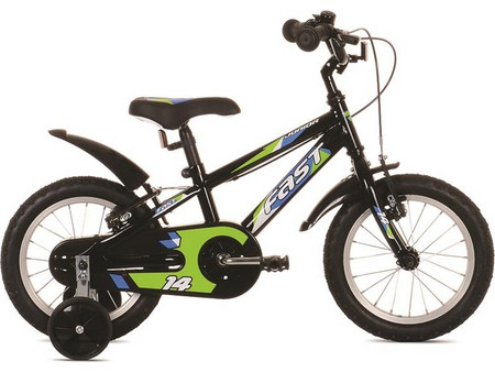 Fast Junior Παιδικό Ποδήλατο BMX 16" Μαύρο Πράσινο