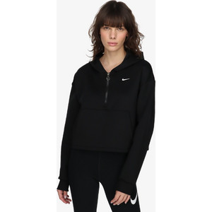 Nike Dri-FIT Graphic Half Zip Training Hoodie Γυναικείο Αθλητικό Φούτερ με Κουκούλα Μαύρο DQ6302-010