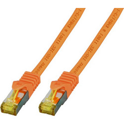 EFB Elektronik S/FTP Cat.6a Καλώδιο Δικτύου Ethernet 2m Orange MK7001.2O