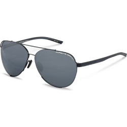Porsche Design P8682 C Ανδρικά Γυαλιά Ηλίου Aviator Μεταλλικά Μαύρα με Μαύρο Polarized Φακό