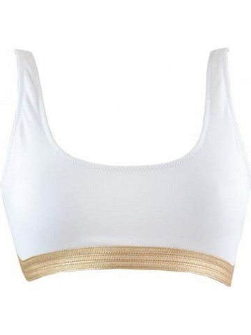Rock Club Bikini Top Μπουστάκι Λευκό BP-2068-016