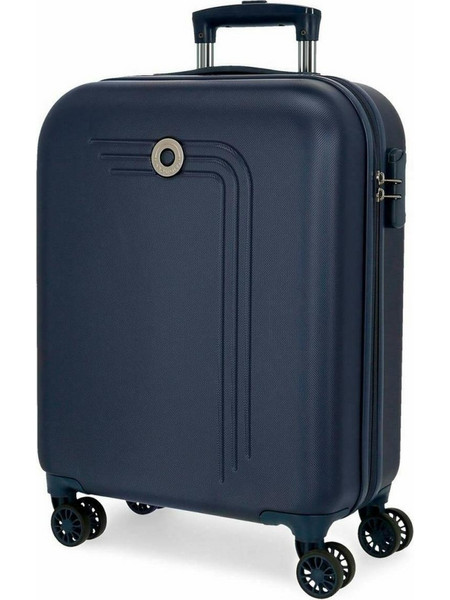 Movom Riga Βαλίτσα Καμπίνας 55x40x20cm με 4 Ρόδες Navy Μπλε