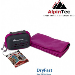 Dryfast Πετσέτα Microfiber 30x50cm Μωβ (MS-XS-PE)