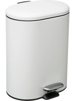 Μεταλλικό κάδος πεντάλ 6 lt soft close 5Five 174635A