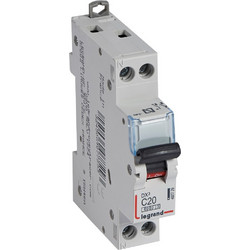 Μικροαυτόματη Ασφάλεια Σειράς DX3 1P+N 1-Θέσης 20A Καμπύλη C 6KA(IEC 60898-1) 10KA(IEC 60947-2) NL