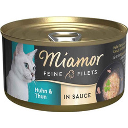 Finnern Miamor Feine Filets Chicken & Tuna in Sauce 85gr