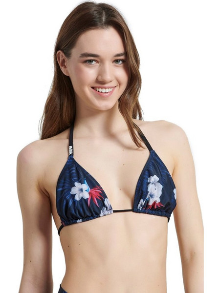 BodyTalk Bikini Top Τριγωνάκι Floral Navy Μπλε 1221-906548-00100