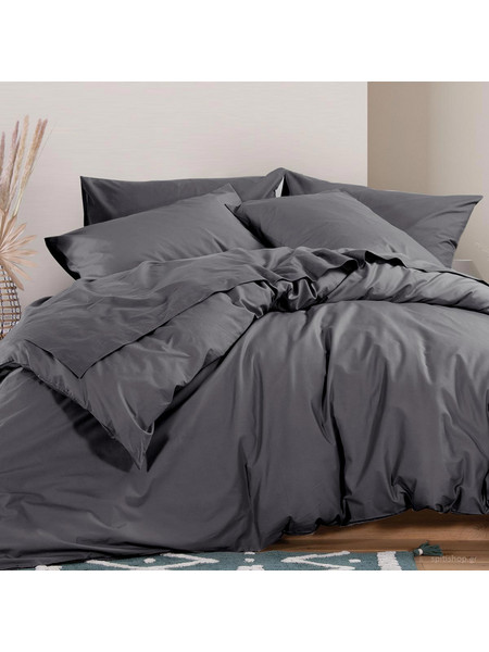 Παπλωματοθήκη Υπέρδιπλη (230x240) Nef-Nef Homeware Basic D.Grey