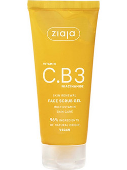 Ziaja Vitamin C B3 Exfoliante Gel Φυτικό Scrub Προσώπου 100ml