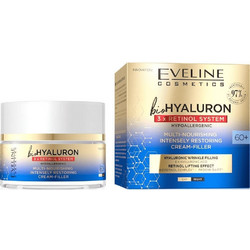 Eveline Bio Hyaluron 3x retinol System Restoring 60+ Day & Night Cream 50ml