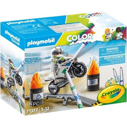 Playmobil Color Μοτοσικλέτα με Οδηγό για 5-12 Ετών 71377