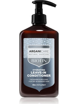 Arganicare Biotin Leave In Conditioner Κρέμα για Ξηρά Βαμμένα & Ταλαιπωρημένα Μαλλιά 400ml
