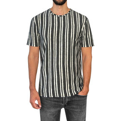 Ανδρικό t-shirt LINES - Μαύρο