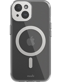 Moshi iGlaze Back Cover with MagSafe Luna Silver (iPhone 15)