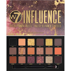 W7 Influence Pressed Pigment Παλέτα Σκιών