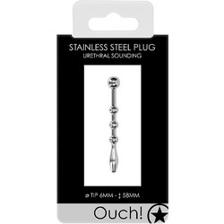 Ouch! Urethral Sounding Metal Plug 6mm